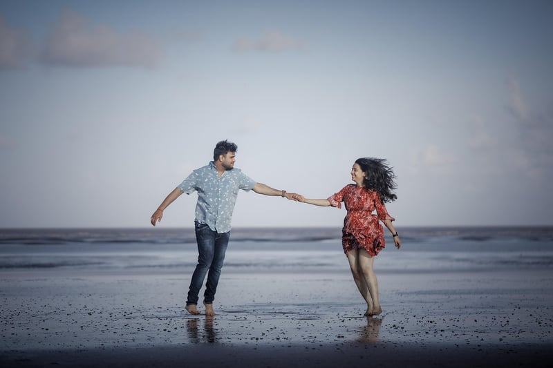 Bohemian Wedding Couple